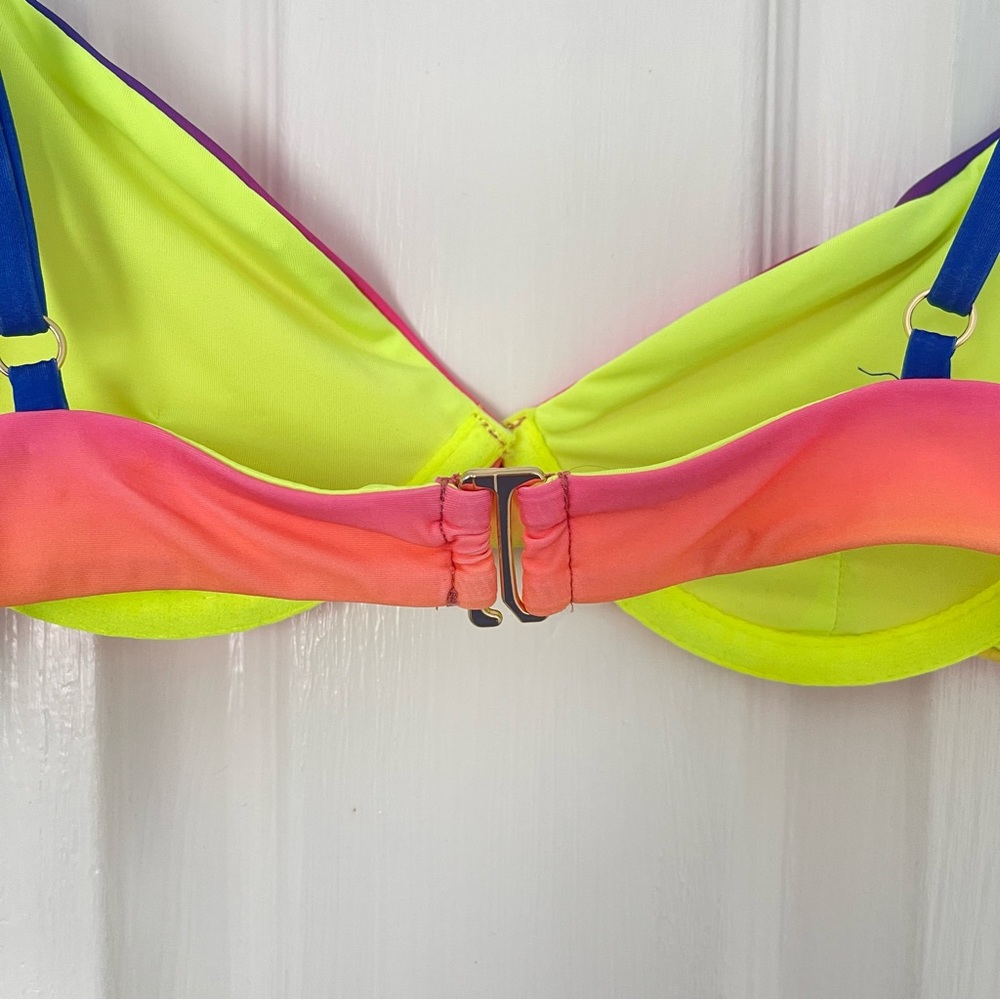 NEW Beach Riot Hyper Ocean Sunset Bikini Set - Picture 8 of 14